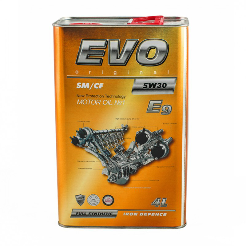 Моторне масло Evo E9 SM/CF 5W-30 (4л.) Моторне масло Evo E9 SM/CF 5W-30 (4л.)