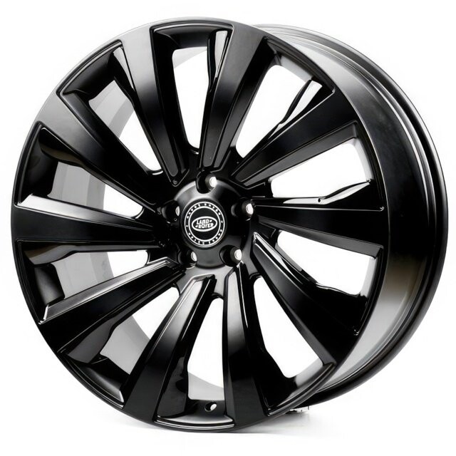 Литі диски Replica Land Rover (LR3) R23 W9.5 PCD5x120 ET33 DIA72.6 (satin black gloss black overla)