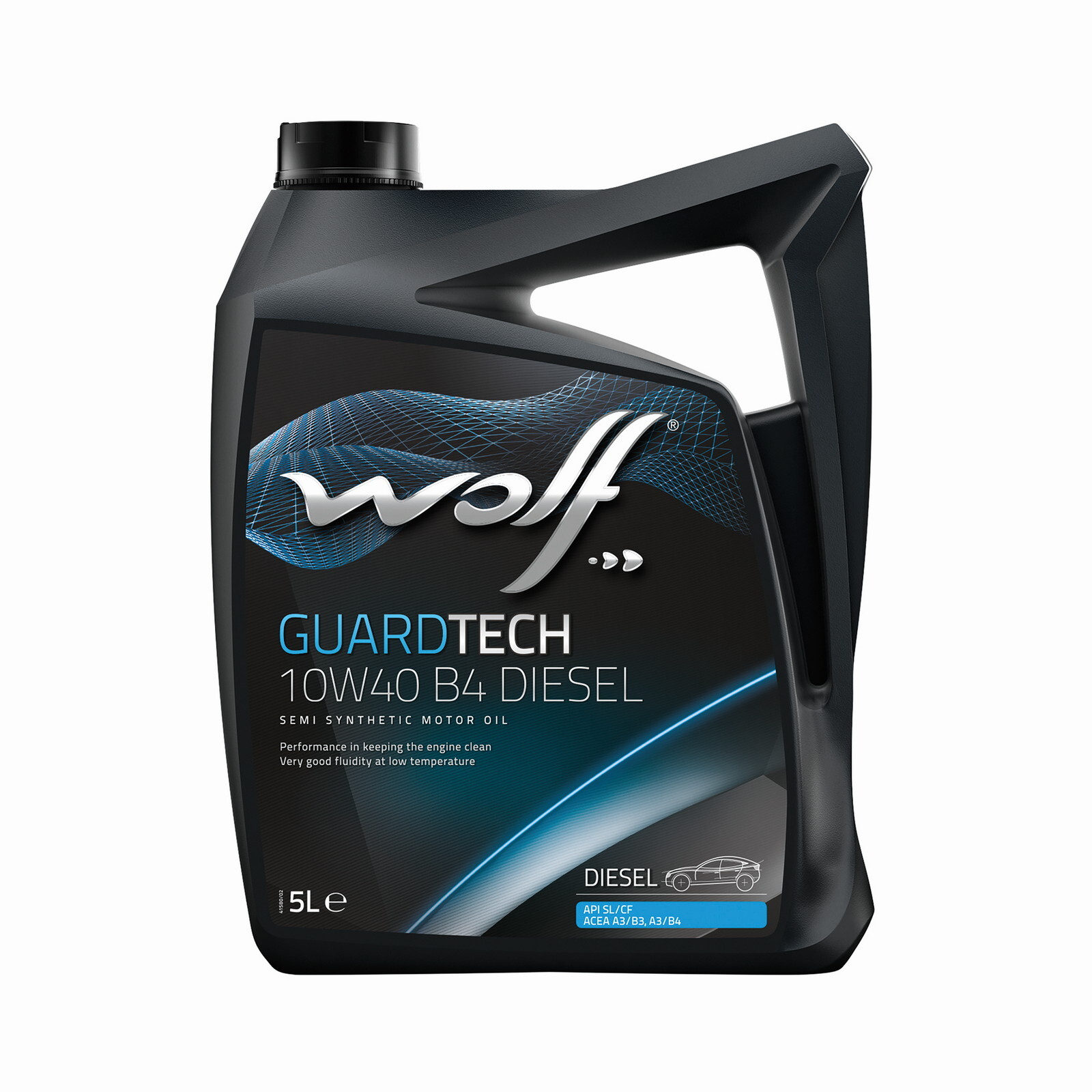 Моторна олива Wolf Guardtech Diesel B4 10W-40 (5л.)