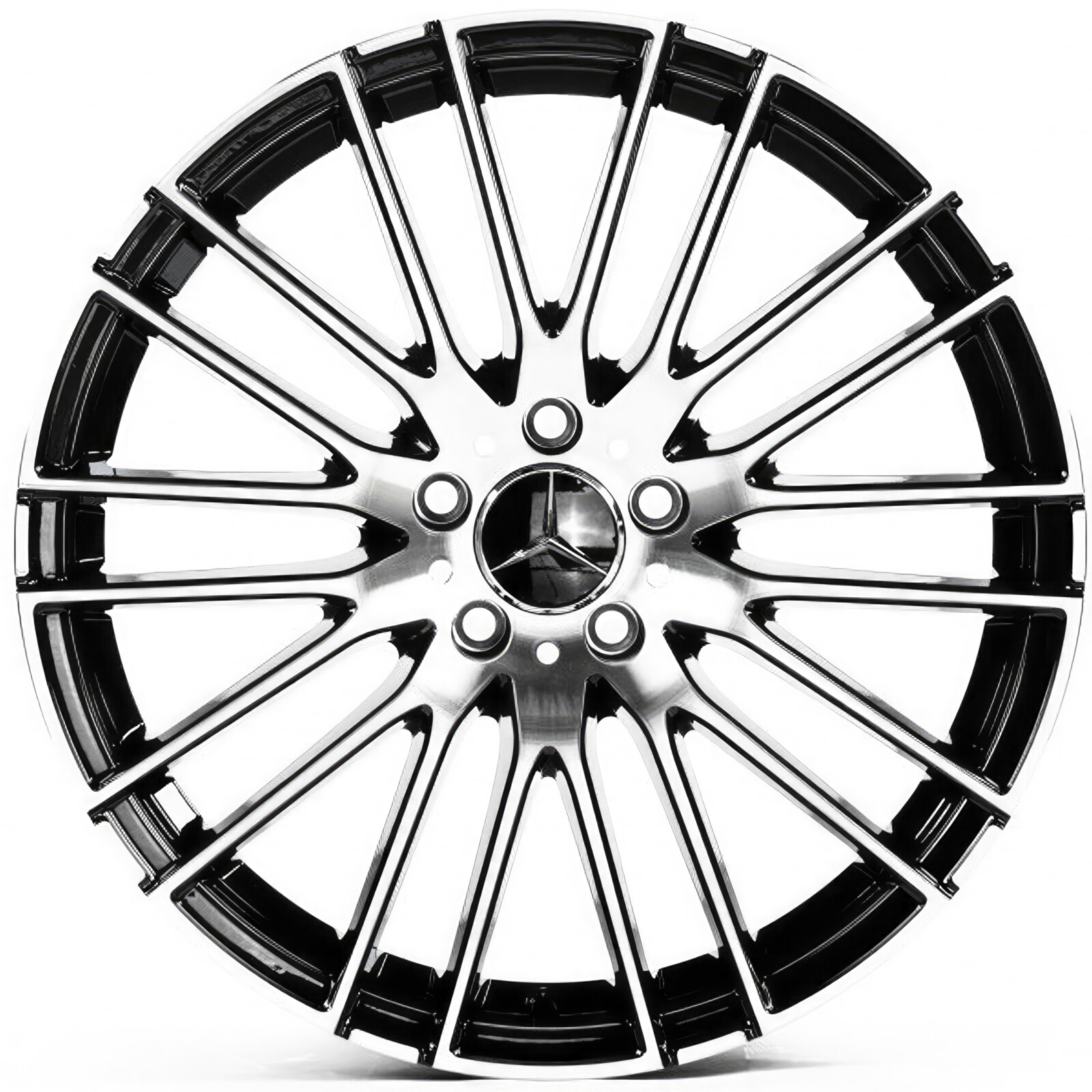 Литі диски Replica Mercedes (MR143) R19 W9.5 PCD5x112 ET45 DIA66.45 (gloss black machined face)