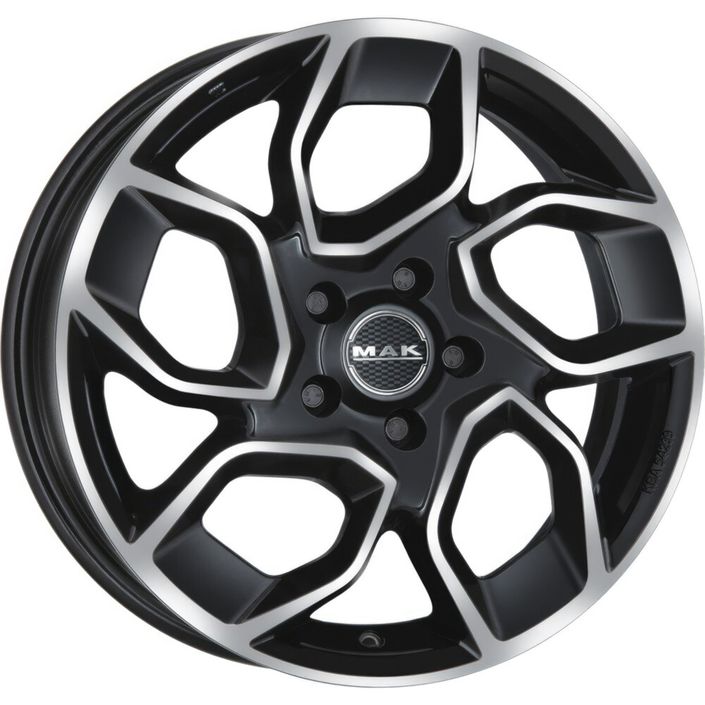 Литі диски Mak Express R18 W7.5 PCD5x120 ET50 DIA65.1 (black mirror)-зображення-4