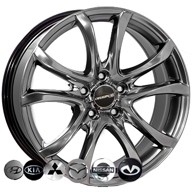 Литі диски Replica Mazda (FR559) R18 W7.5 PCD5x114.3 ET50 DIA67.1 (HB)