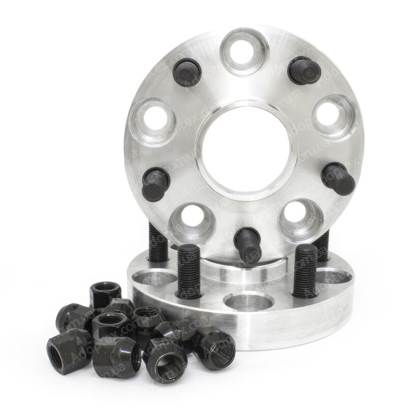 Проставка автомобільна GETMANN H = 25 мм PCD5x114.3 DIA64.1 зі шпильками 14x1.5 (Кована) Tesla Model 3; Model Y