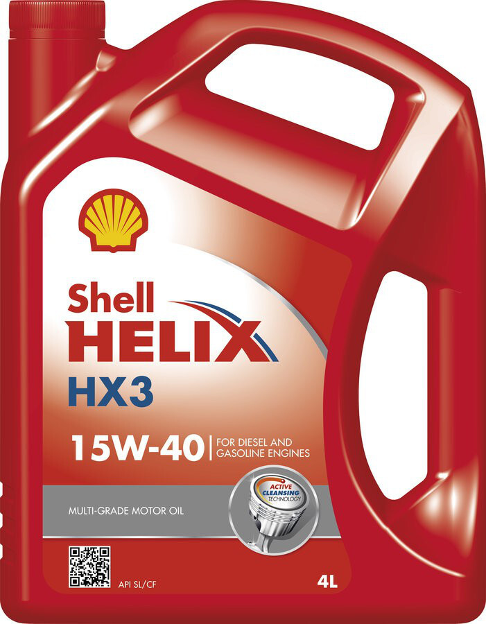 Моторне масло Shell Helix HX3 15W-40 (4л.)