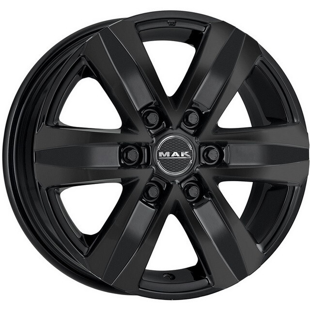 Литі диски Mak Stone 6 R18 W8 PCD6x139.7 ET35 DIA106.1 (gloss black)-зображення-1