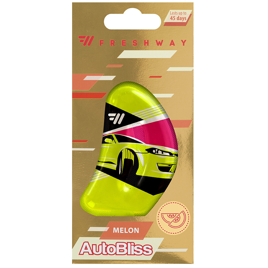 Рідкий Ароматизатор на дзеркало Fresh Way Auto Bliss Melon (Диня) 8ml