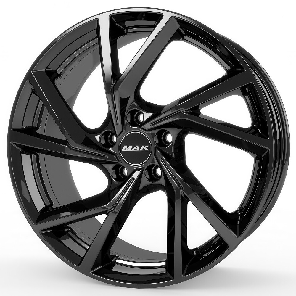 Литі диски Mak Kassel R18 W8 PCD5x112 ET30 DIA76 (black)-зображення-1