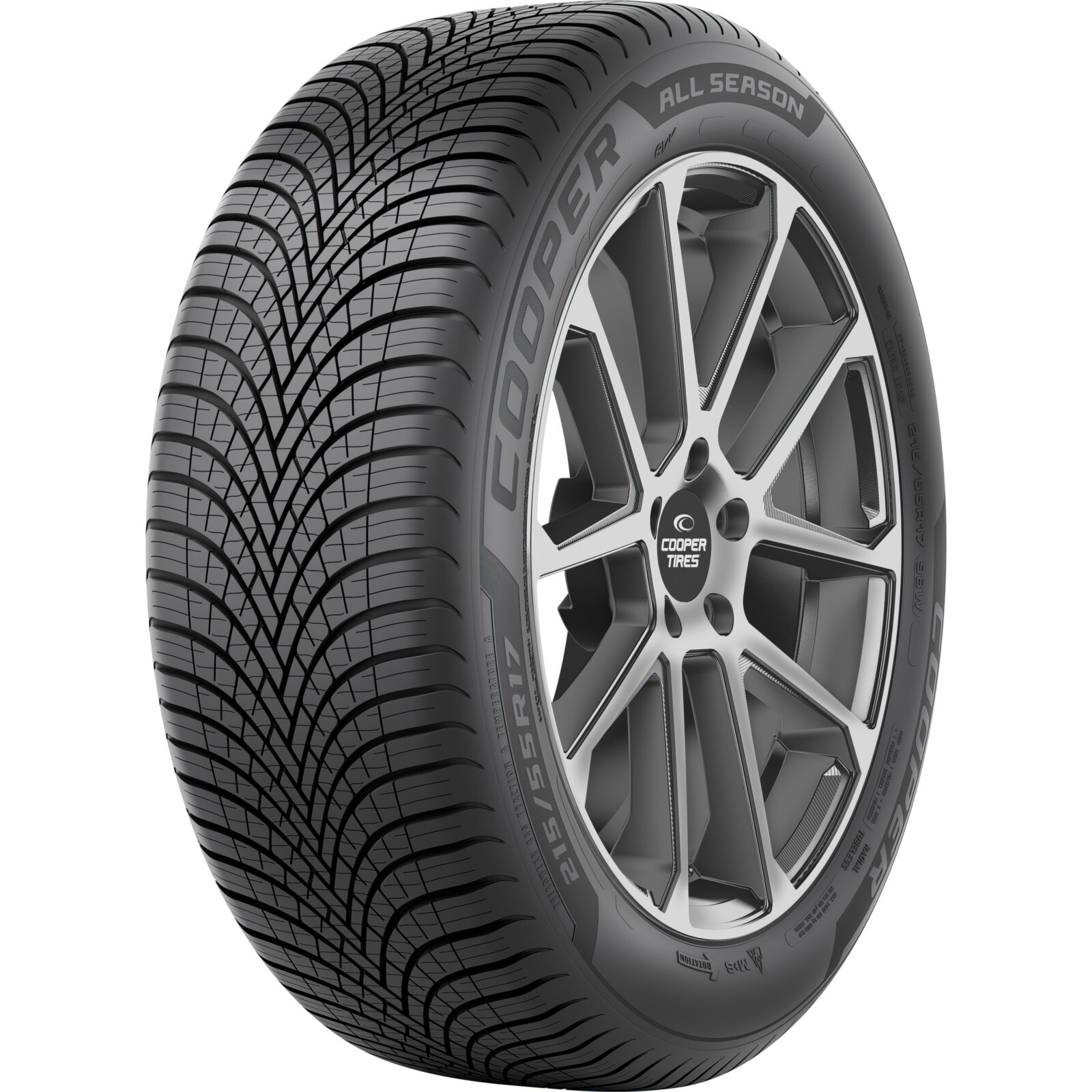 Всесезонні шини Cooper All Season 195/60 R17 90H-зображення-2