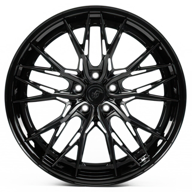 Литі диски WS Forged WS-019C R21 W10.5 PCD5x112 ET20 DIA66.6 (satin black lip gloss black)-зображення-1