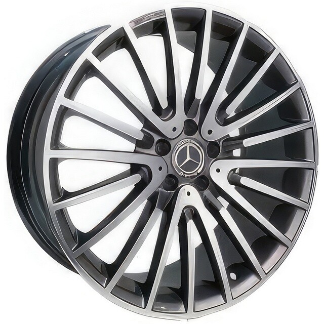 Литі диски Replica Mercedes (MR5046) R20 W8.5 PCD5x112 ET38 DIA66.6 (matt black lip polished)
