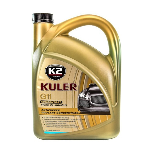 Антифриз K2 KULER -35°C (5л.) BLUE, антифриз синій