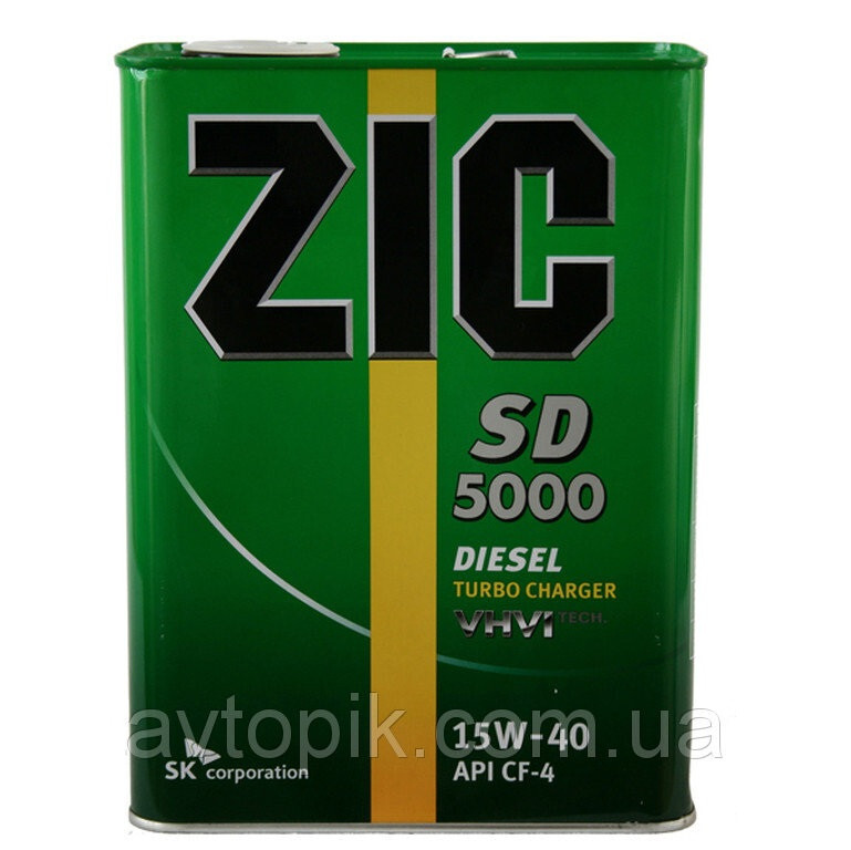 Моторне масло ZIC X5000 15W-40 (20л.)