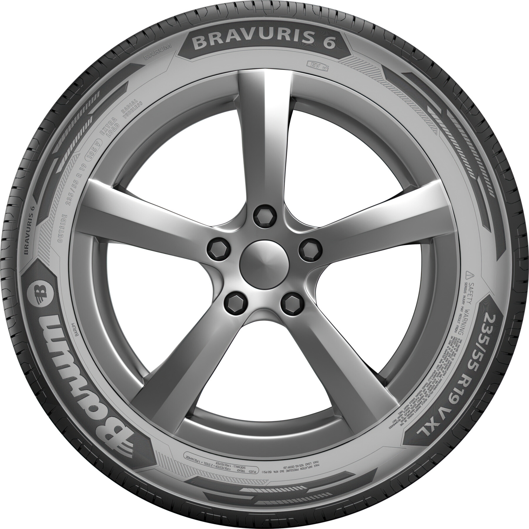 Літні шини Barum Bravuris 6 235/50 R19 103V XL Літні шини Barum Bravuris 6 235/50 R19 103V XL-зображення-2