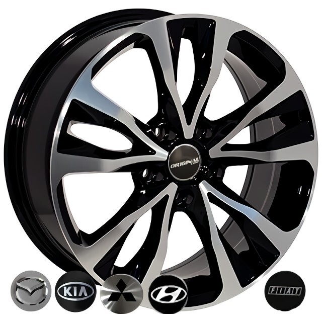 Литі диски ZW BK5212 R17 W7 PCD5x114.3 ET40 DIA67.1 (BP)
