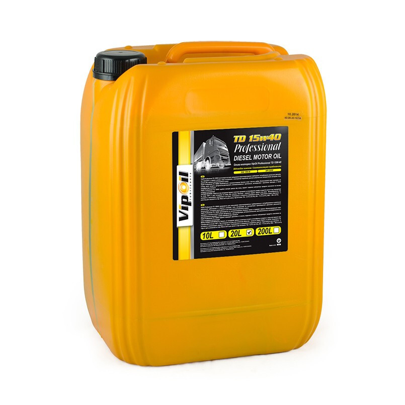 Моторна олива VipOil Professional TD CD/SF 15W-40 (20л.)
