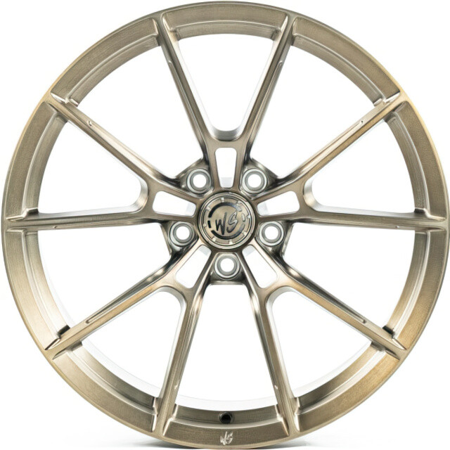 Литі диски WS Forged WS-085C R20 W10.5 PCD5x112 ET15 DIA66.5 (brushed satin bronze)-зображення-1