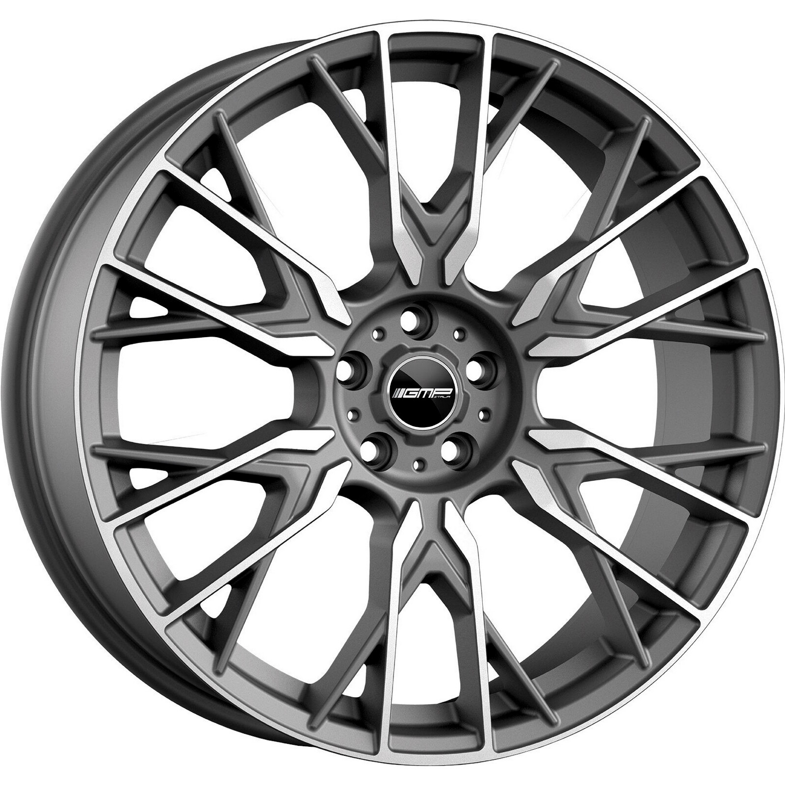 Литі диски GMP Italia Fender R20 W9.5 PCD5x112 ET40 DIA66.6 (grey polished)-зображення-1