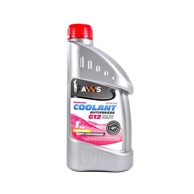 Антифриз AXXIS RED G12 Coolant Ready-Mix -36°C (червоний) 1кг.-зображення-1