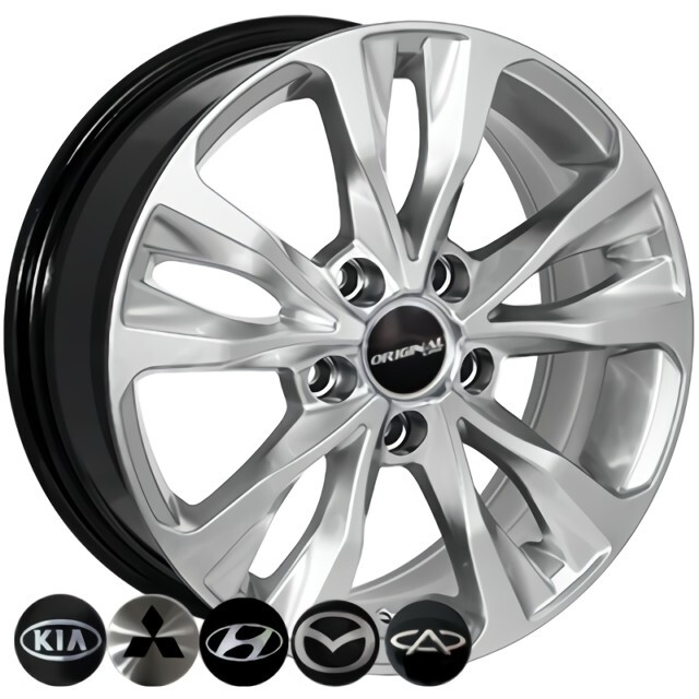 Литі диски Replica Mazda (BK5212) R16 W6.5 PCD5x114.3 ET40 DIA67.1 (HS)