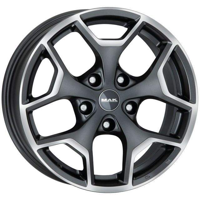 Литі диски Mak Liberty R17 W7.5 PCD5x110 ET39 DIA65.1 (gun metal mirror)-зображення-1