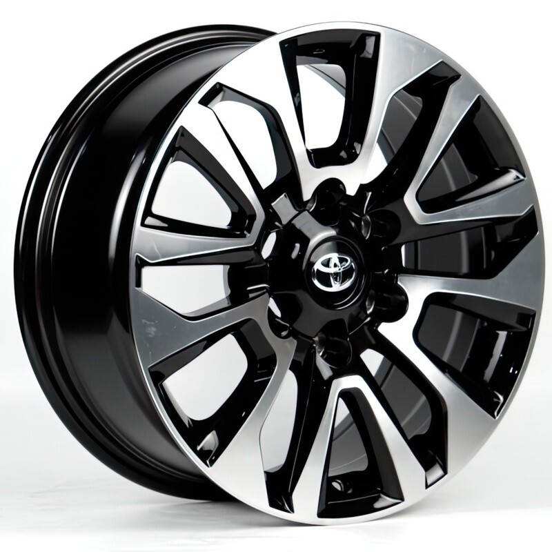 Литі диски Replica Toyota (TY904) R19 W7.5 PCD6x139.7 ET25 DIA106.1 (black machined face)