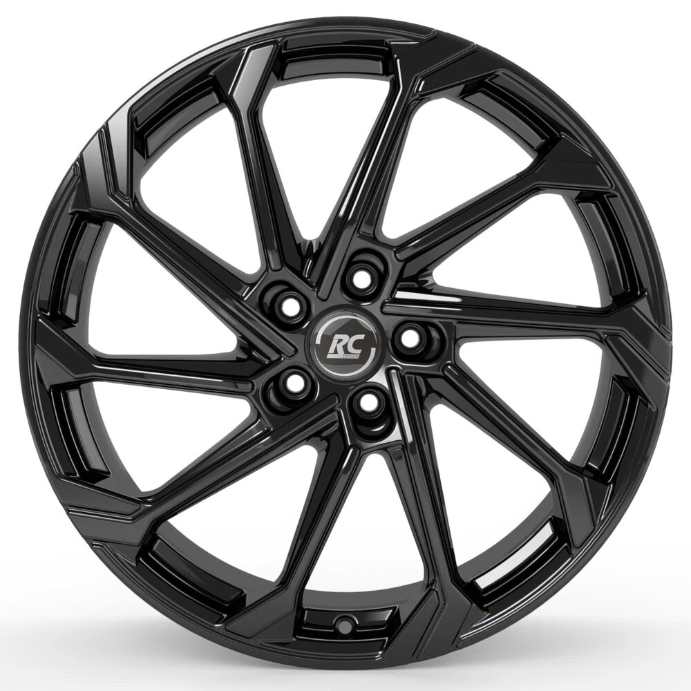 Литі диски RC Design RC-36 R18 W8 PCD5x112 ET40 DIA57.1 (black)-зображення-1