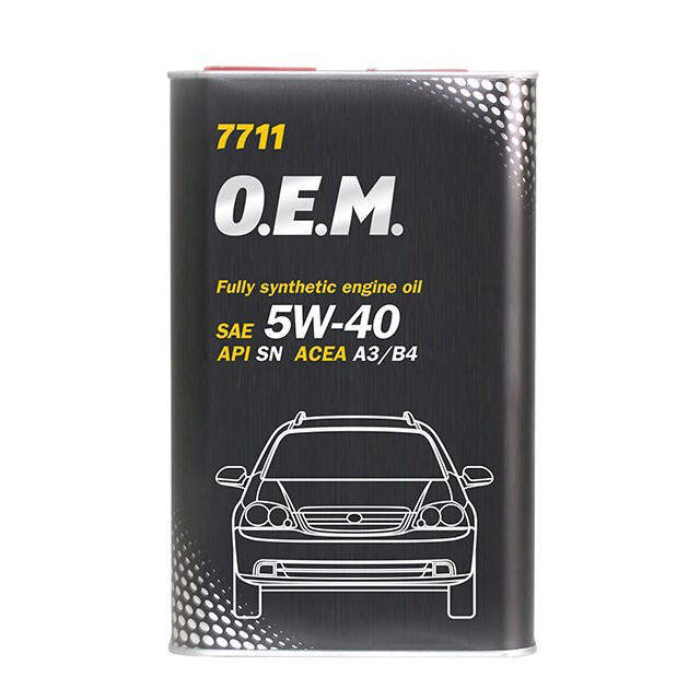 Моторне масло Mannol 7711 O. E. M. for GM Daewoo SN SAE 5W-40 (ж/б 1л.)-зображення-1