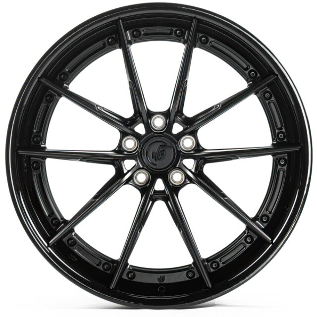 Литі диски WS Forged WS-026C R21 W10.5 PCD5x112 ET28 DIA66.6 (satin black lip brushed black)