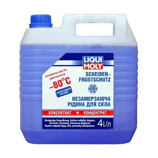 Омивач скла зимовий LIQUI MOLY Scheiben Frostschutz -80°C (концентрат) (4л.)-зображення-1