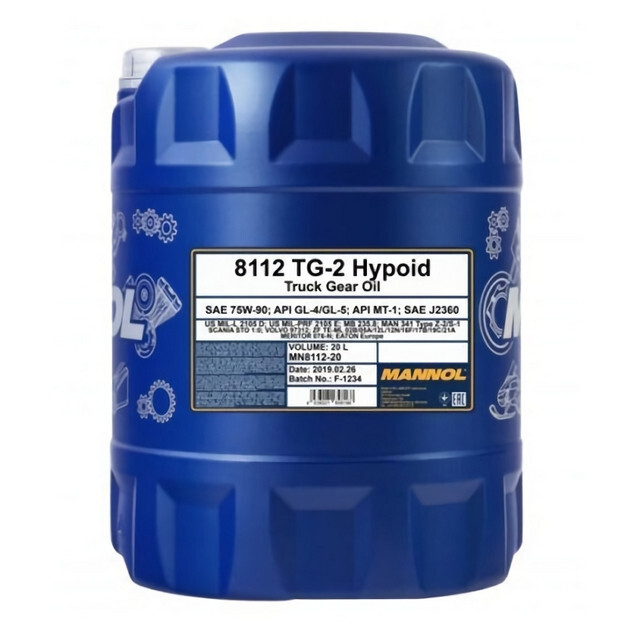 Трансмісійна олива Mannol TG-2 Hypoid 75W-90 GL-4/5 (10л.)