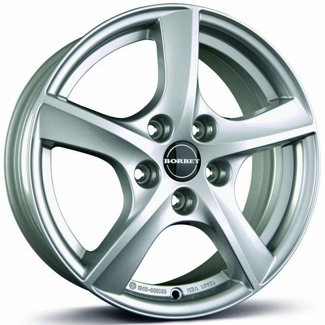 Литі диски Borbet TL2 R15 W5.5 PCD5x100 ET38 DIA57.1 (brilliant silver)-зображення-1