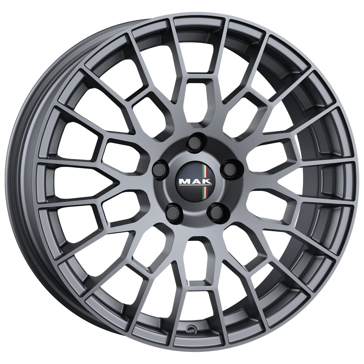 Литі диски Mak APX R18 W7.5 PCD5x112 ET45 DIA57.1 (gloss gun metallic)-зображення-1