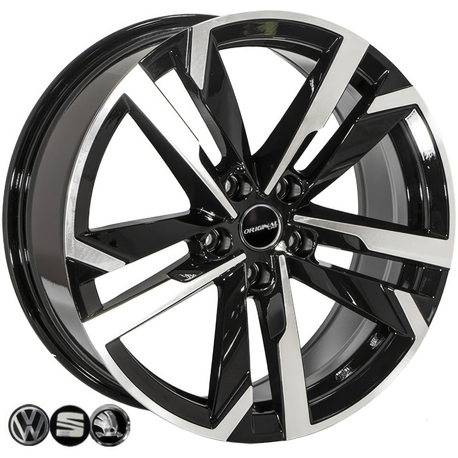 Литі диски ZF FBX254 R17 W7 PCD5x112 ET40 DIA57.1 (BMF)-зображення-1