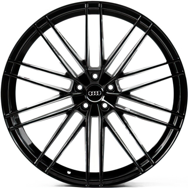 Литі диски Replica Audi (A23714) R23 W10 PCD5x112 ET15 DIA66.45 (gloss black)-зображення-1