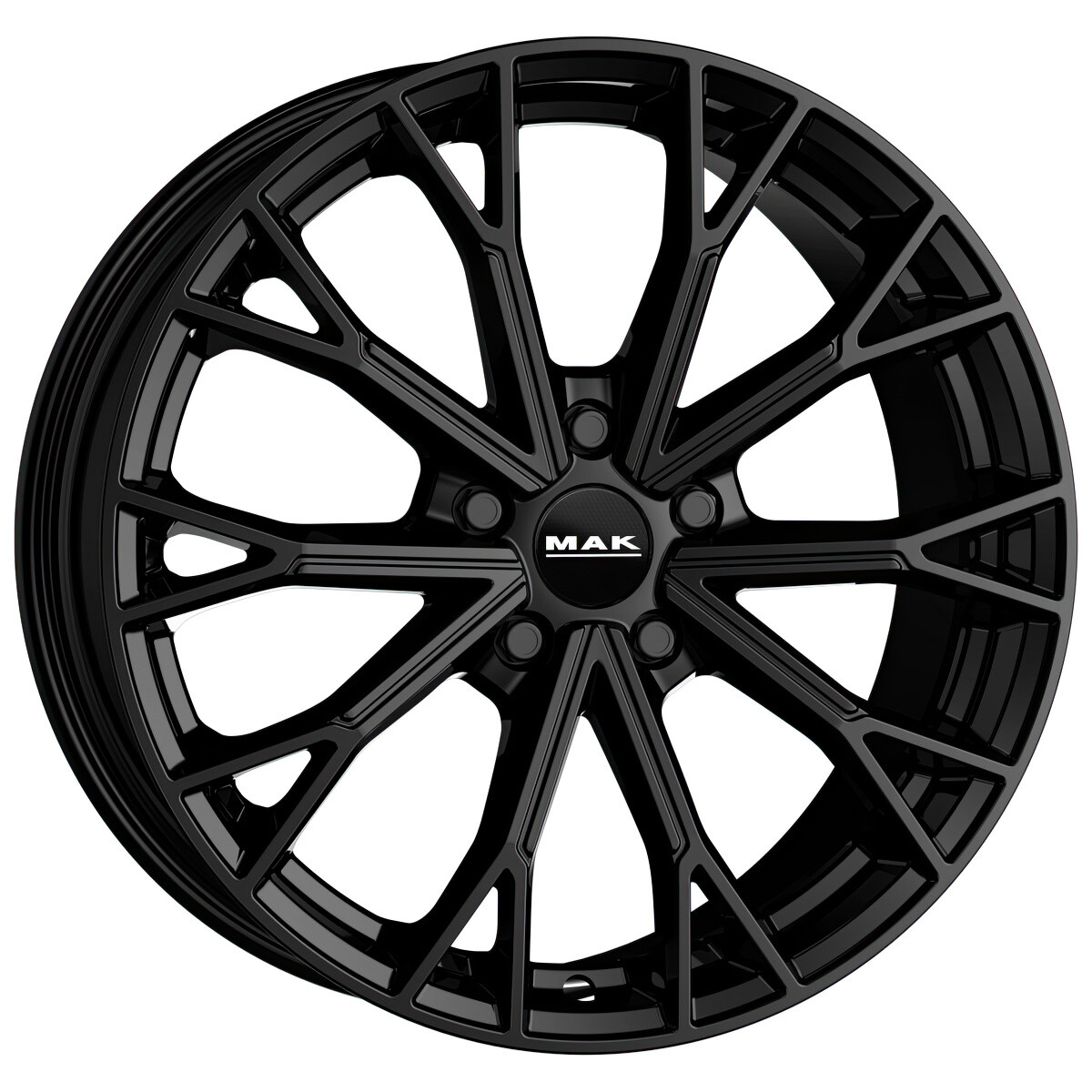 Литі диски Mak Asphalt R19 W8.5 PCD5x112 ET20 DIA66.6 (gloss black)-зображення-1