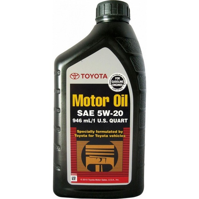 Моторна олія Toyota Syntetic Oil 0W-20 (1qt = 0,946л.).-зображення-1