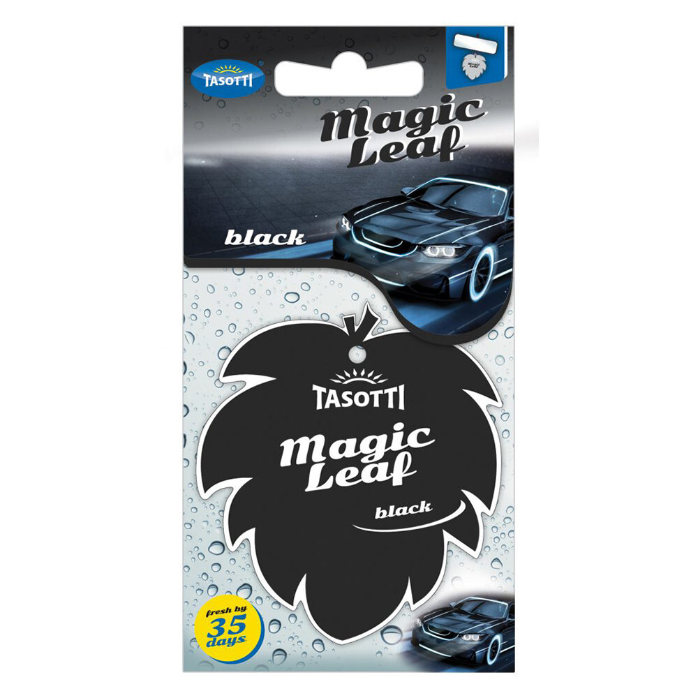 Ароматизатор сухий листочок Tasotti Magic Leaf Black (Чорний)