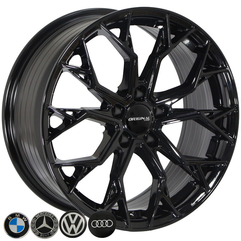 Литі диски ZW YA5640 R18 W8 PCD5x112 ET25 DIA66.6 (BLK) Литі диски ZW YA5640 R18 W8 PCD5x112 ET25 DIA66.6 (BLK)