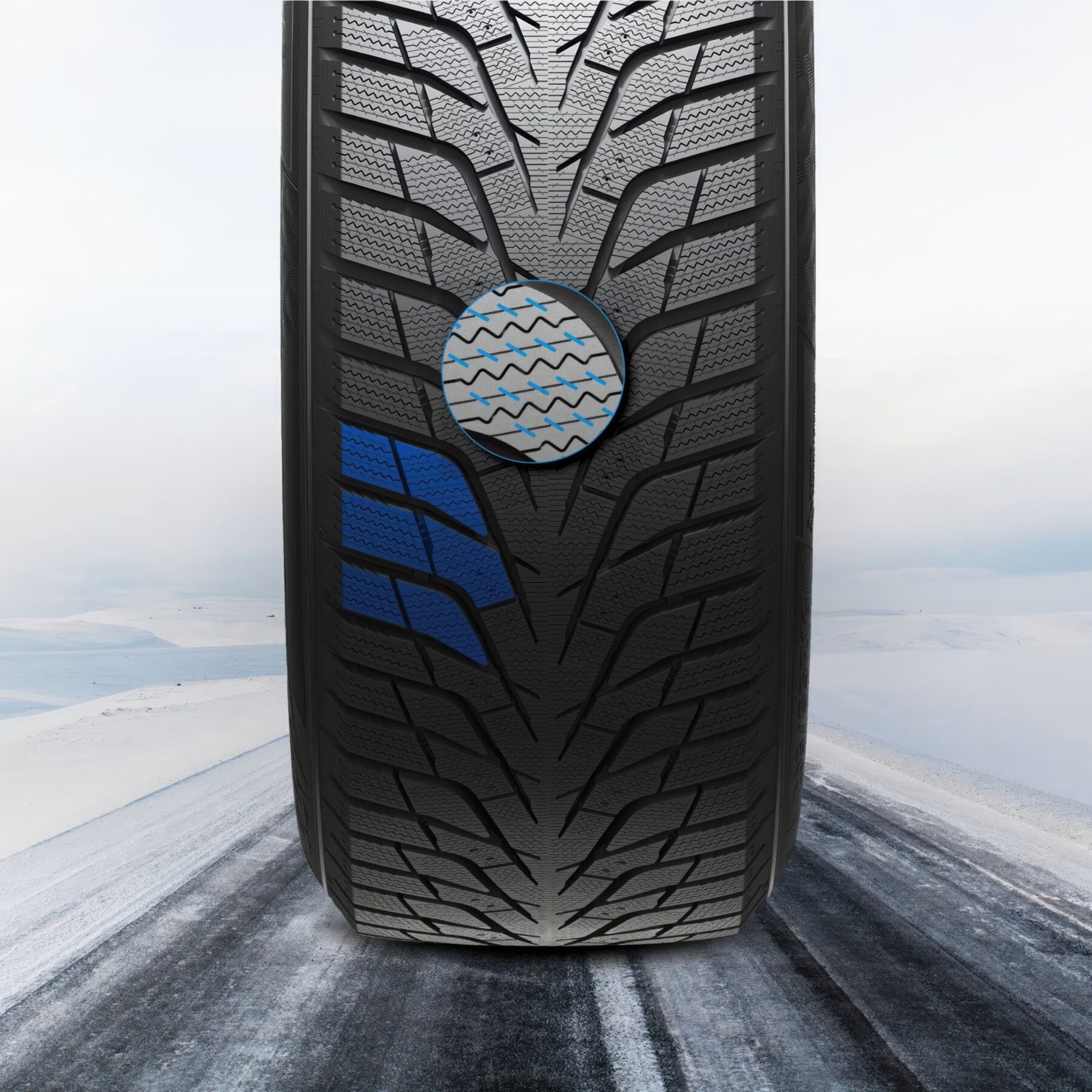 Зимові шини Hankook Winter I*Cept iZ3 X W636A 245/45 R18 100H XL Зимові шини Hankook Winter I*Cept iZ3 X W636A 245/45 R18 100H XL-зображення-4