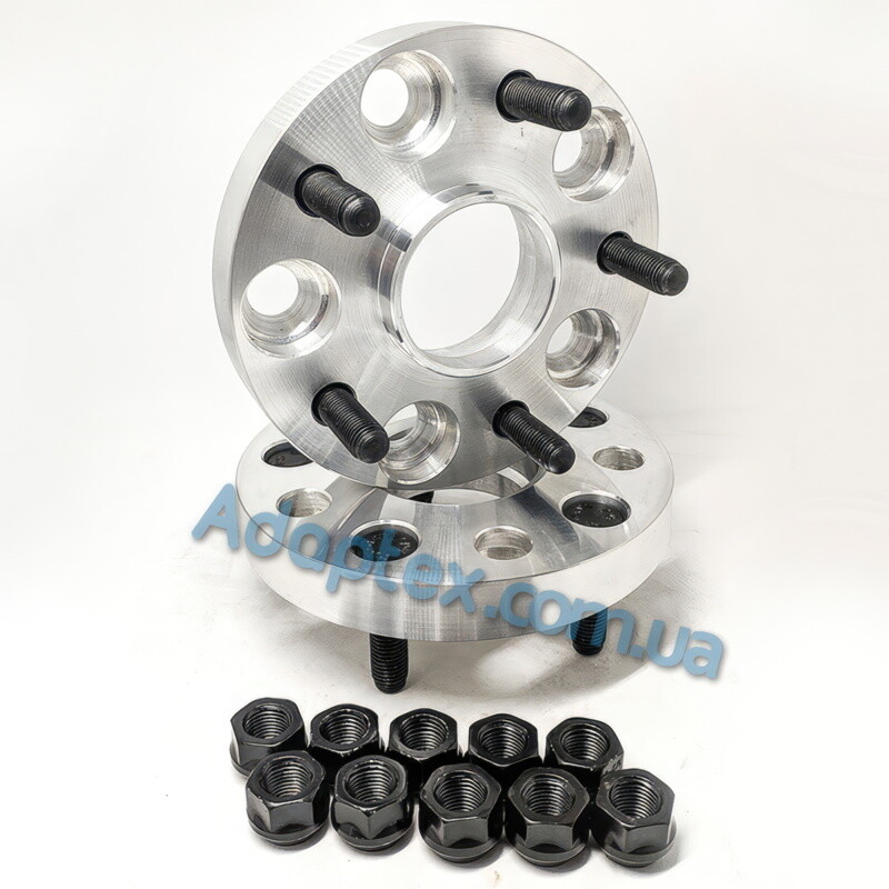 Проставка автомобільна GETMANN H = 20 мм PCD5x114.3 DIA64.1 зі шпильками 14x1.5 Кована (Квадратна фаска на ЦО)