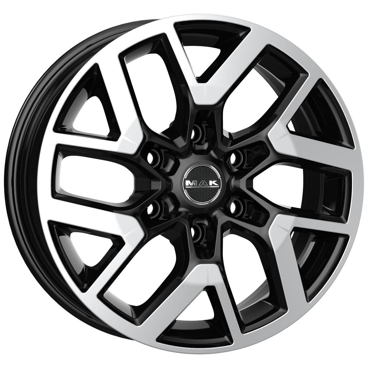 Литі диски Mak Gravel R19 W7.5 PCD6x120 ET52 DIA74.5 (black polished)