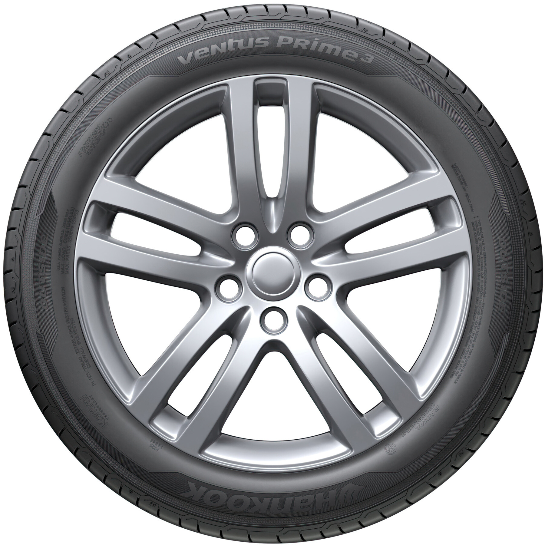 Літні шини Hankook Ventus Prime 3 K125 245/45 ZR18 100W XL-зображення-3