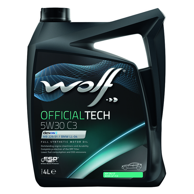 Моторне масло Wolf Officialtech C3 5W-30 (4л.)