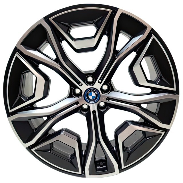 Литі диски BMW OEM 5A02658 R22 W9.5 PCD5x112 ET37 DIA66.6 (black polished)