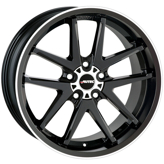 Литі диски Autec Contest R18 W8.5 PCD5x112 ET25 DIA70.1 (black polished)-зображення-1