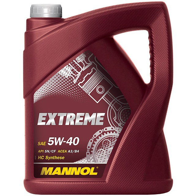 Моторна олива Mannol Extreme SN/CF SAE 5W-40 (5л.)