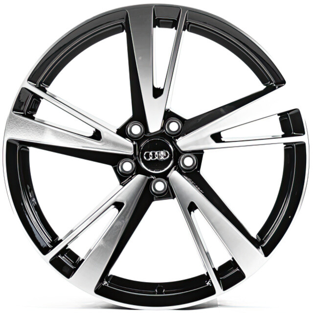 Литі диски Replica Audi (A5553) R19 W8.5 PCD5x112 ET39 DIA66.45 (gloss black machined face)