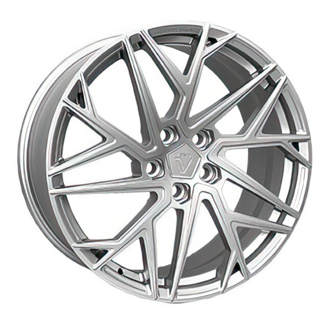 Литі диски Vissol F-1054R R20 W8.5 PCD5x120 ET47 DIA72.6 (satin silver)-зображення-1