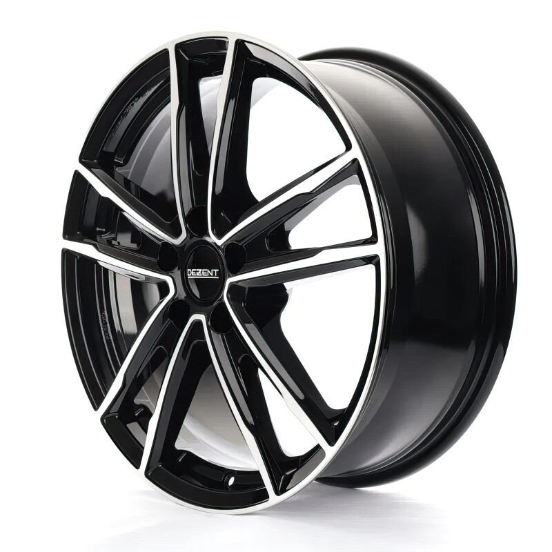 Литі диски Dezent KF R19 W7.5 PCD5x108 ET47 DIA65.1 (black polished) Литі диски Dezent KF R19 W7.5 PCD5x108 ET47 DIA65.1 (black polished)-зображення-3