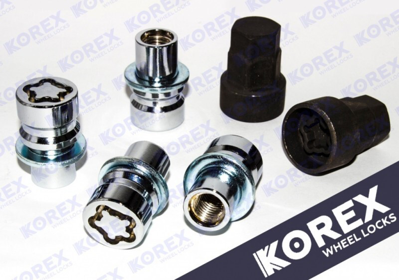 Комплект гайок (секретки) Korex Прессшайба (М12х1.5х36) Преміум/Блістер